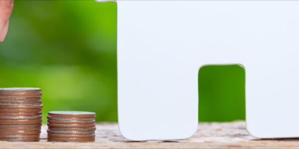 ภาพบ้านและเหรียญ